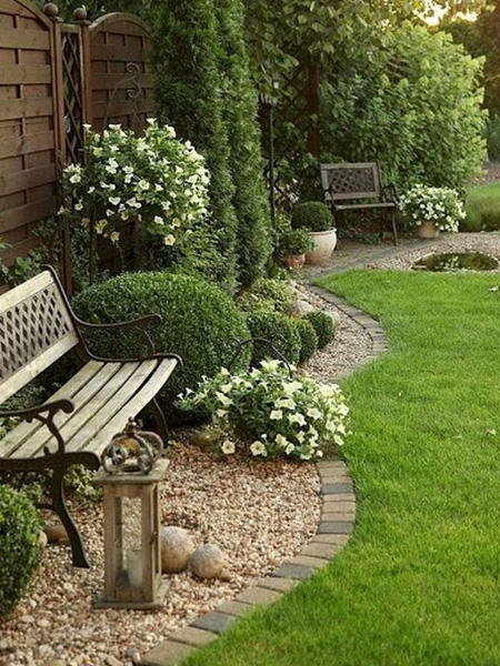 brick edging for beds and border