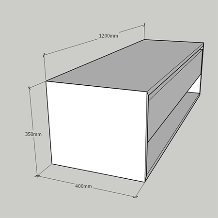 diagram for bathroom vanity