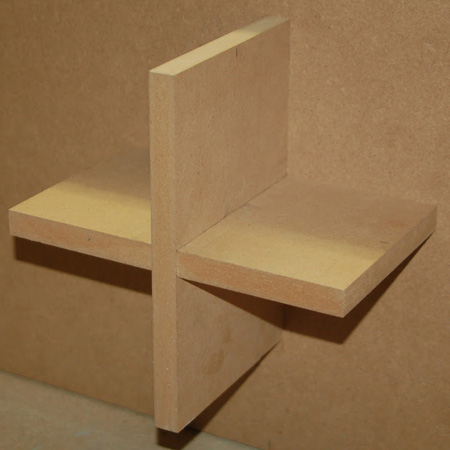 support for underneath the TV cabinet