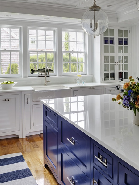 Designer coastal style kitchens