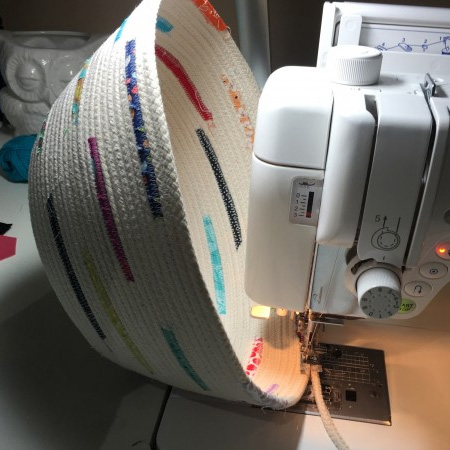 how to make a rope basket or bowl