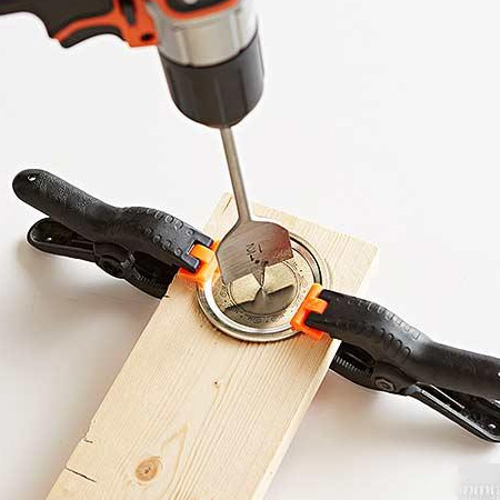 make a bedside hanging lamp