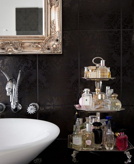 serving tray for bathroom