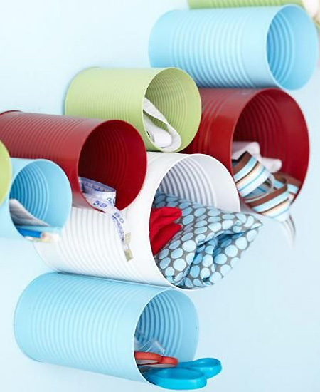 coffee can storage ideas