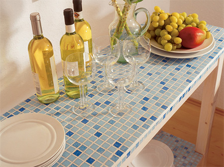 apply mosaic to plain table