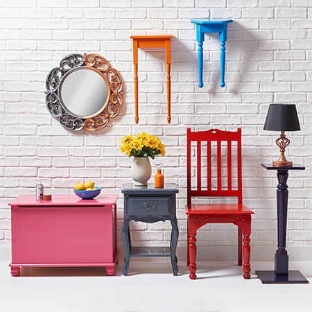 spring makeover with Rust-Oleum spray paint