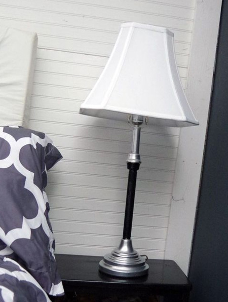 rust-oleum spray paint lamp