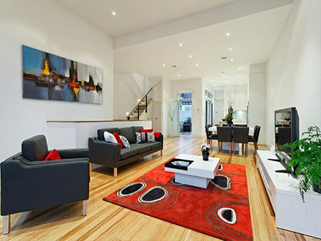 add colour to living room