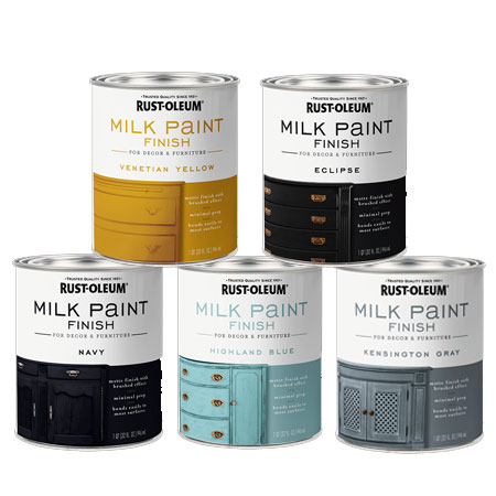 rustoleum milk paint finish