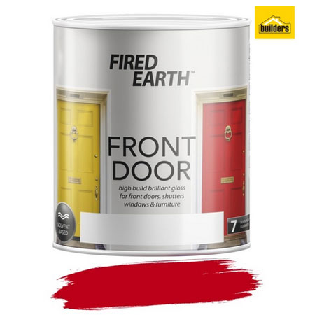 fired earth front door paint