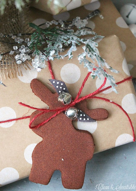 gingerbread gift wrap ideas