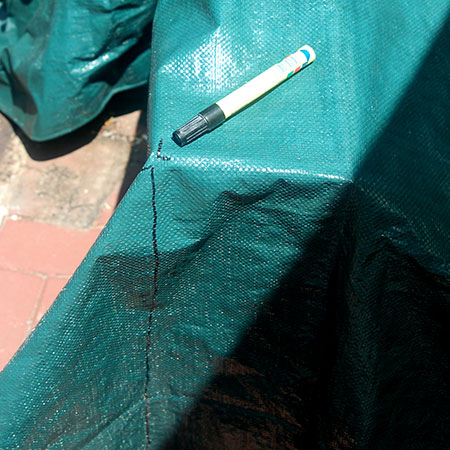 instructions to make cover for outdoor furniture