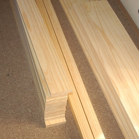 have all your pine cut to size at builders warehouse