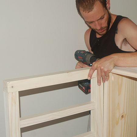 assemble headboard