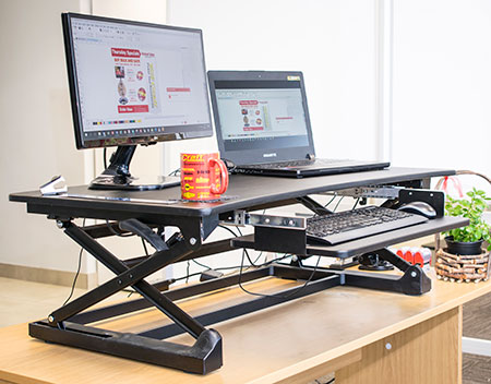tork craft adjustable standing desk