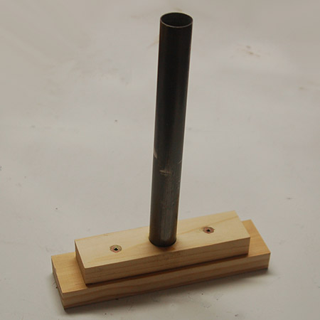 HOME-DZINE | Upholstery Projects - Hole cutting tool assembled.