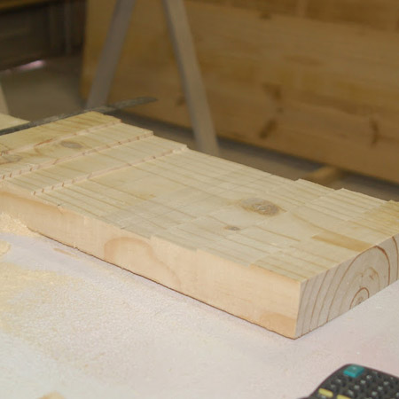 2. The idea is to remove material to give the top of the seat its curved shape, meaning that more material is removed in the centre, tapering towards the sides. Ideally, the material removed in the centre should be approximately 12mm in thickness - see image below.
