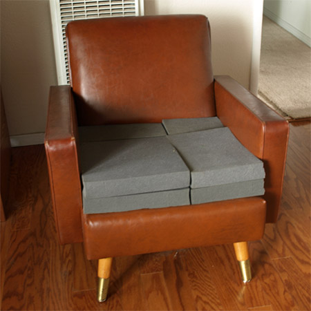 Vinyl chair gets a makeover