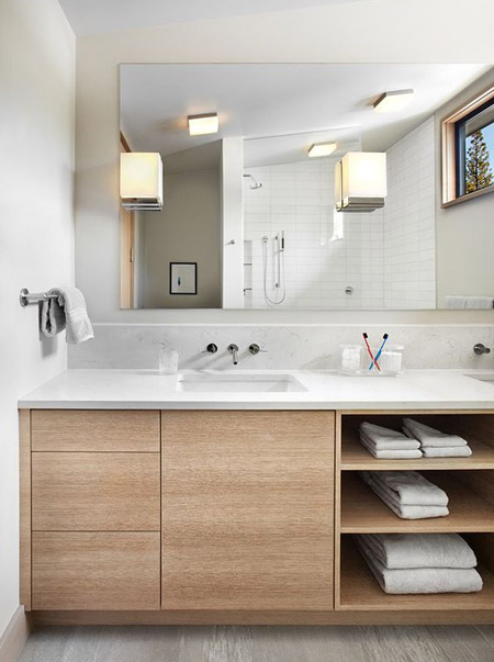 Choosing the right hand basin for a bathroom freestanding cabinet built in top basin