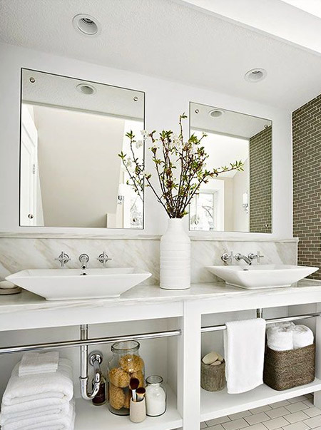 Choosing the right hand basin for a bathroom circular top mount