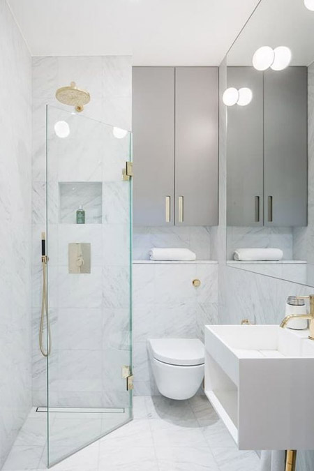 bathroom tiny small compact