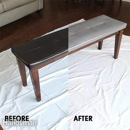 Change the colour of leather furniture