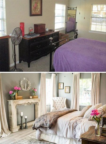 Amazing bedroom makeovers;