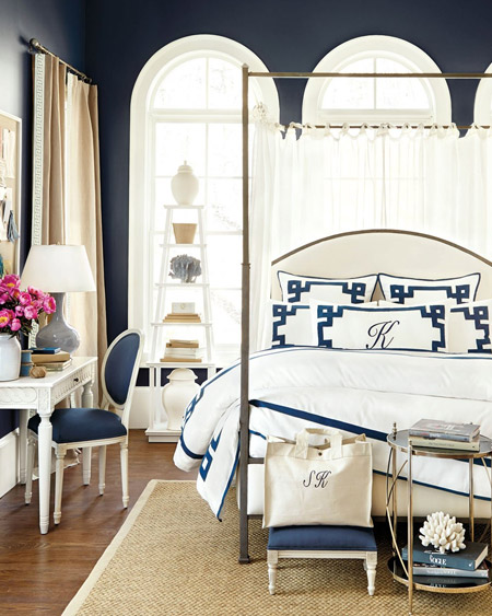 When thinking about placing a bed in front of a window the biggest concern is how it will look. If that is the case, go for for serious drama and let the bed totally demand attention.