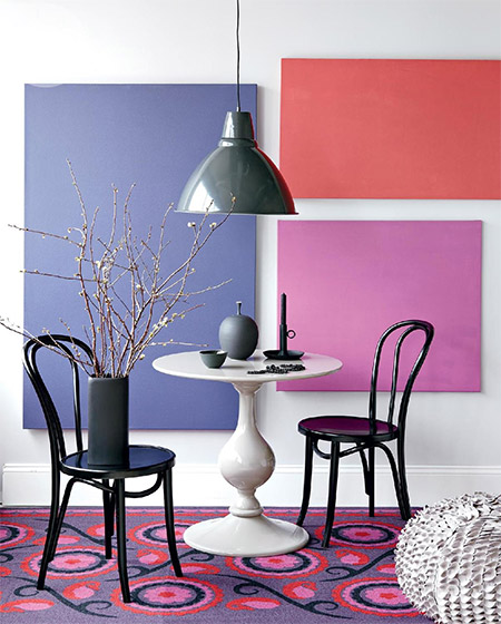 It's never been easier to add a bold dose of colour to a home. Simply grab a can of Rust-Oleum spray paint and shake-rattle-spray!