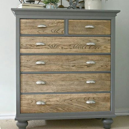 HOME-DZINE | Upcycle old furniture - Paint the outer cabinet in a trendy colour