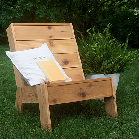 HOME-DZINE | Kreg Pocket-Hole Jig - This modular garden chair is easy to make using either reclaimed pallet wood or pine that can be sourced at your local Builders or timber merchant.
