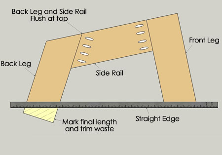 Make your own garden chair diagram