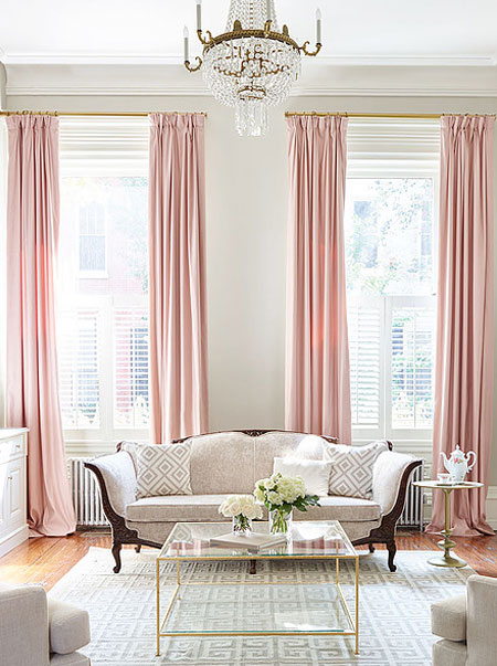 HOME-DZINE | Trends 2018 - With the Finishing Touches Made To Measure service you can order window blinds, curtains and decor made to exact measurements. Choose the perfect Millenial Pink window treatment for your home, whether its eyelet curtains, pencil pleats, double-pinch or wave headers. Made To Measure blinds include panel blinds, roller and double-roller blinds, Roman blinds, as well as vertical and Venetian blinds. 