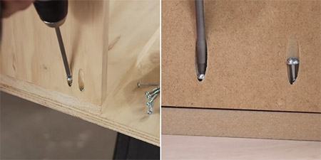HOME DZINE | DIY Tips - An important feature of a Kreg screw that you can’t see just by looking at it is that it is case hardened. This means that Kreg screws have a hard-outer shell that gives them toughness, sharp threads, and a head that doesn’t strip out.