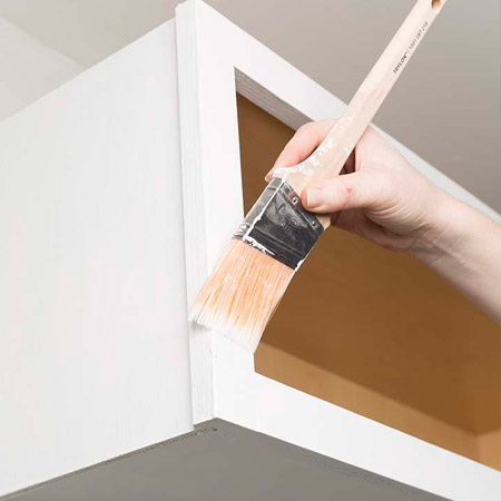 HOME-DZINE | Kitchen Makeover - If necessary you may also have to paint the cabinet frames to match the doors