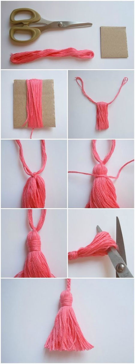HOME-DZINE | Home and Decor Crafts - how to make tassels