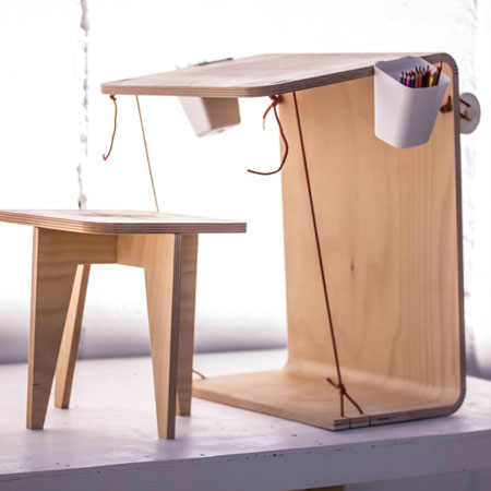 make a plywood desk