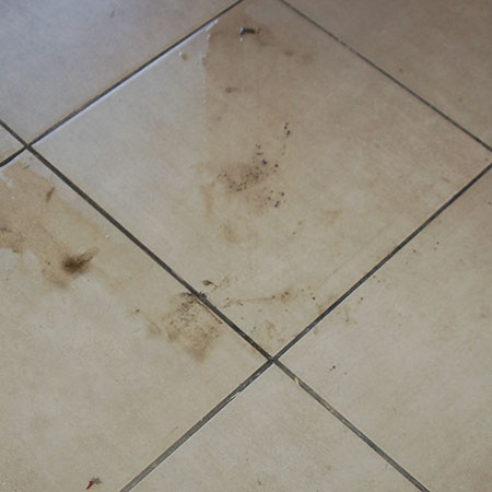 remove sticky tape from tiles
