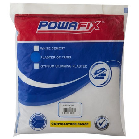 powafix white cement plaster of paris