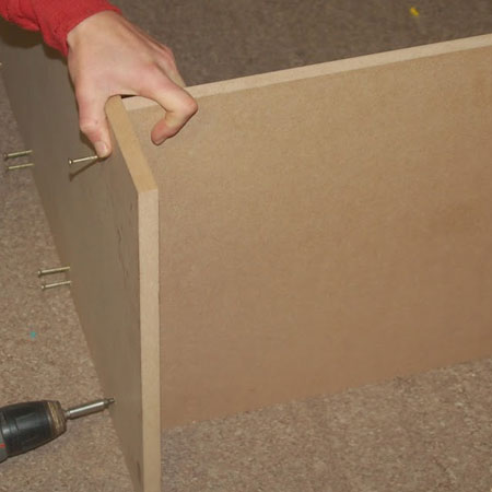 instructions to make chest of drawers