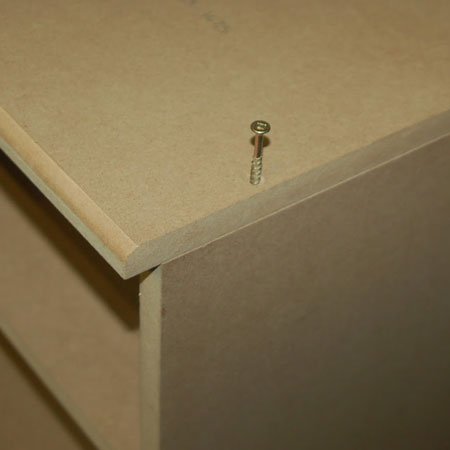 instructions to make chest of drawers