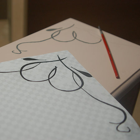 chalk painted chest of drawers