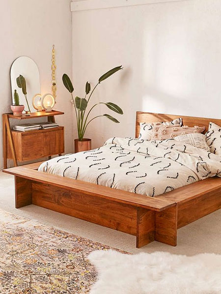 diy pine box frame bed