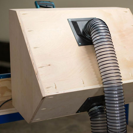 diy mitre saw hood