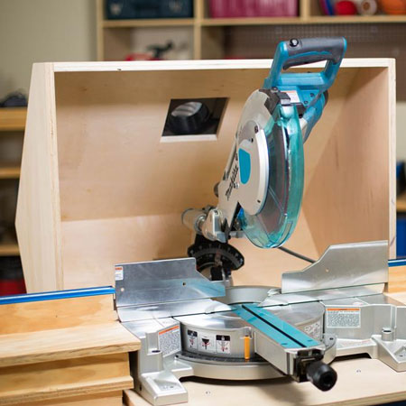 mitre saw dust hood