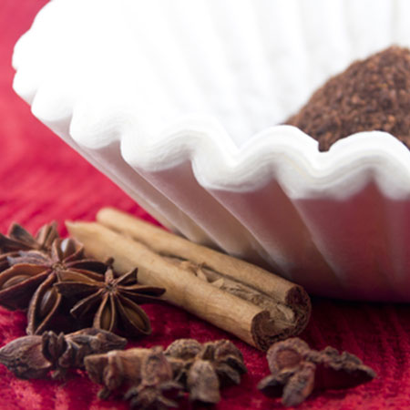 ban odours with coffee grounds