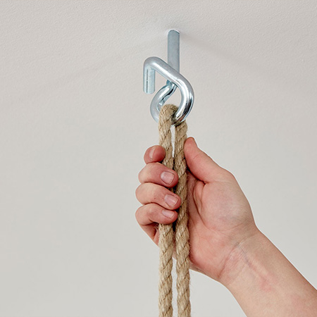 tie rope to hang bed