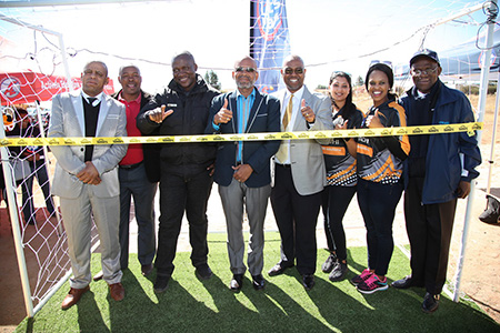 unveiling of the first multipurpose sports field