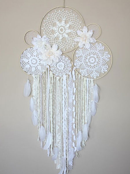 beautiful romantic dreamcatcher