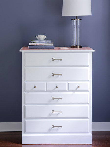 Change the look of a chest of drawers